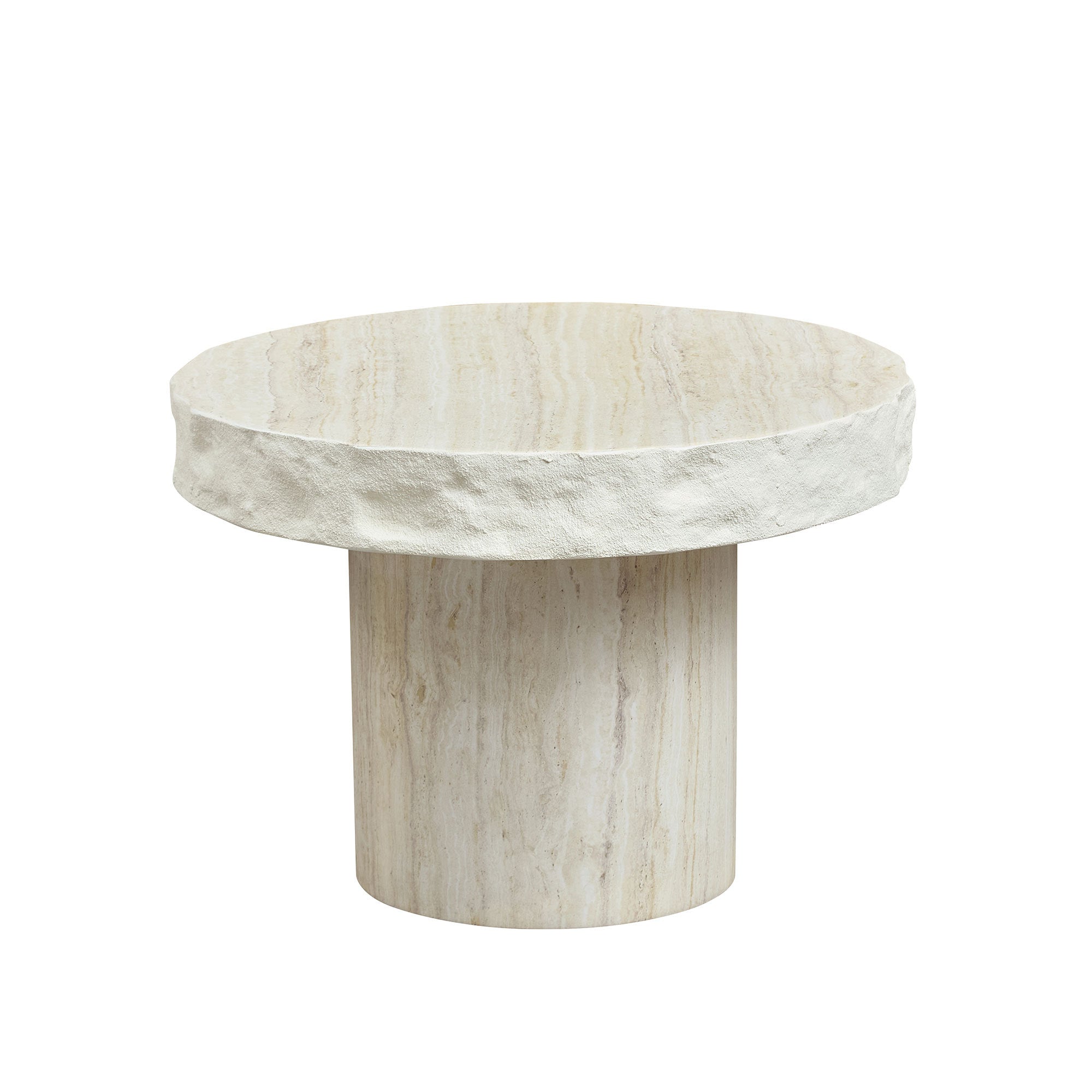 23.82 Inch Faux Mars Textural Patterns Coffee Table by HouseOfZazla