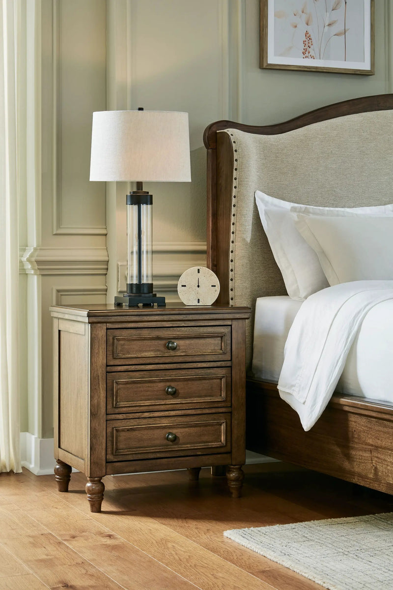 Sturlayne - Three Drawer Night Stand - Brown by Unique Piece Furniture