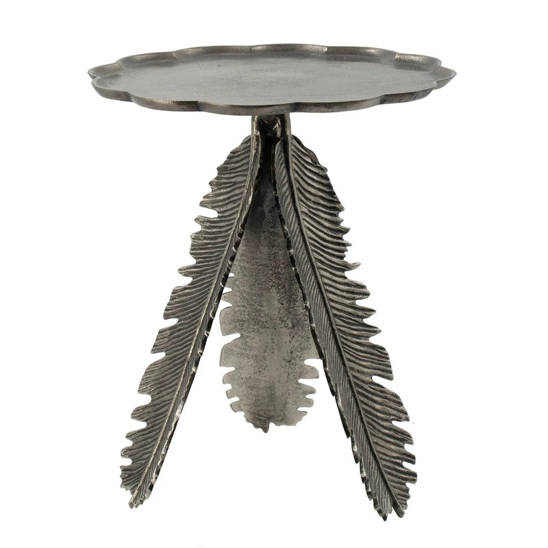 Leaf Side Table - Silver by HouseOfZazla
