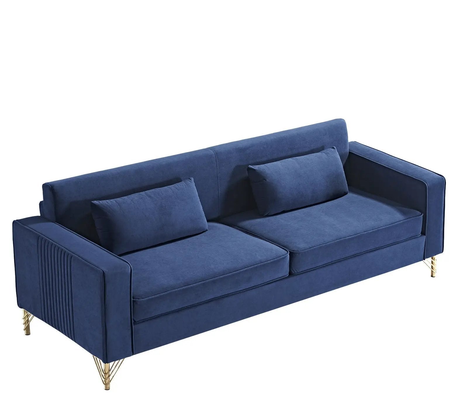Aesthetic 3 Seater Couch With Classic Modern Appeal And Luxurious Soft Comfort by HouseOfZazla