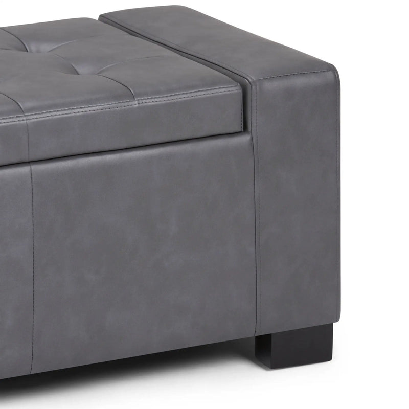 Laredo - Contemporary Large Storage Ottoman by HouseOfZazla