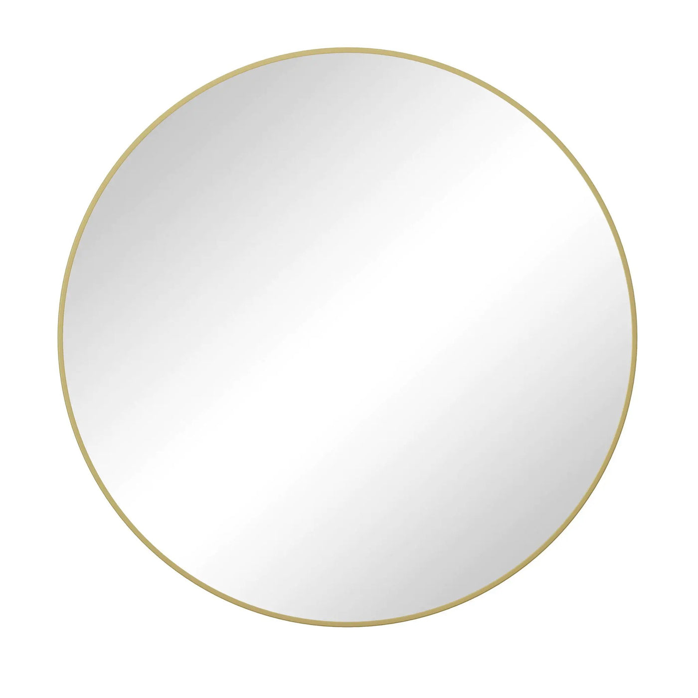 Wall Circular Mirror Metal Framed Mirror Round Vanity Mirror Dressing Mirror, For Bathroom, Living Room, Bedroom Wall Decor by HouseOfZazla