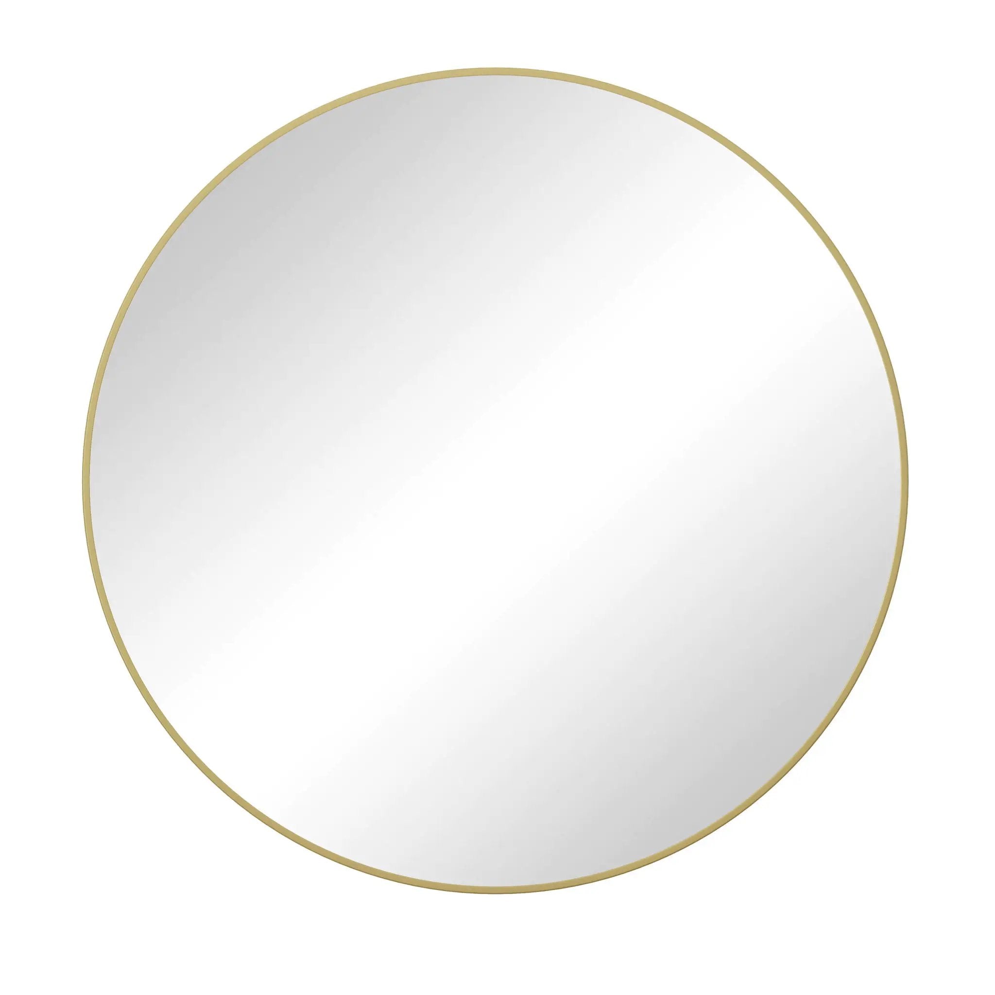 Wall Circular Mirror Metal Framed Mirror Round Vanity Mirror Dressing Mirror, For Bathroom, Living Room, Bedroom Wall Decor by HouseOfZazla