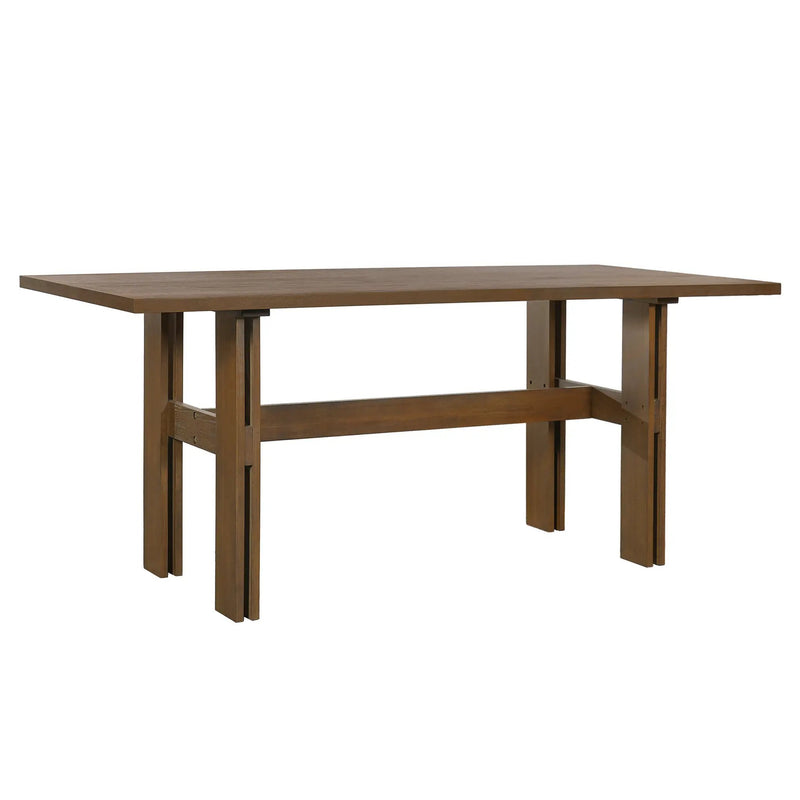 Modern Wooden Dining Table for 4 to 6 People by HouseOfZazla