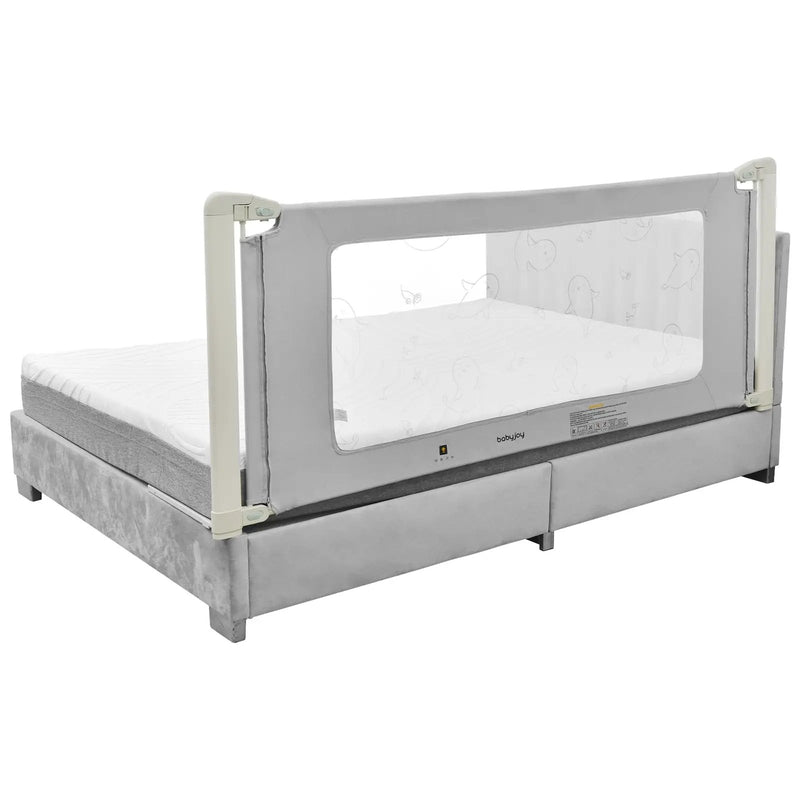 Bed Rail Guard for Toddlers Kid with Adjustable Height and Safety Lock by DirectDeals
