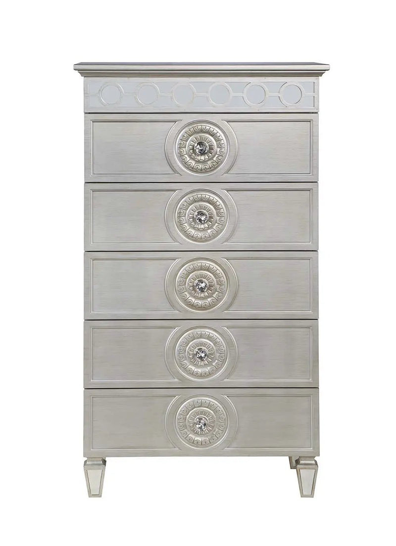 Varian - Chest - Silver & Mirrored by Unique Piece Furniture