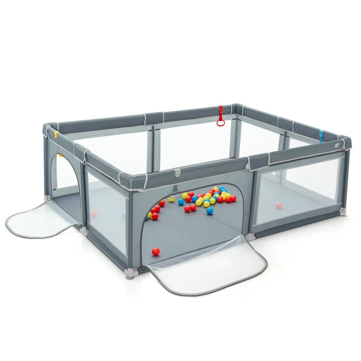 Extra-Large Safety Baby Fence with 50 Ocean Balls