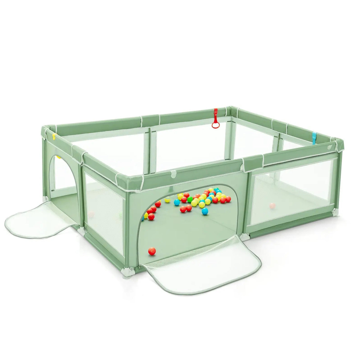 Extra-Large Safety Baby Fence with 50 Ocean Balls