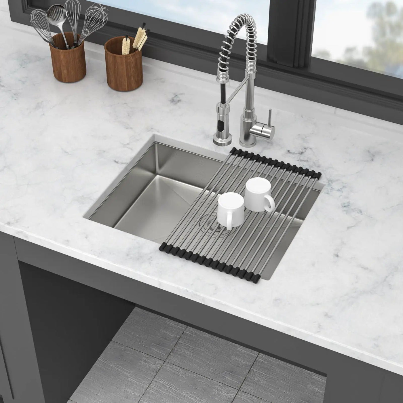 Undermount Sink Low Depth Single Bowl by HouseOfZazla