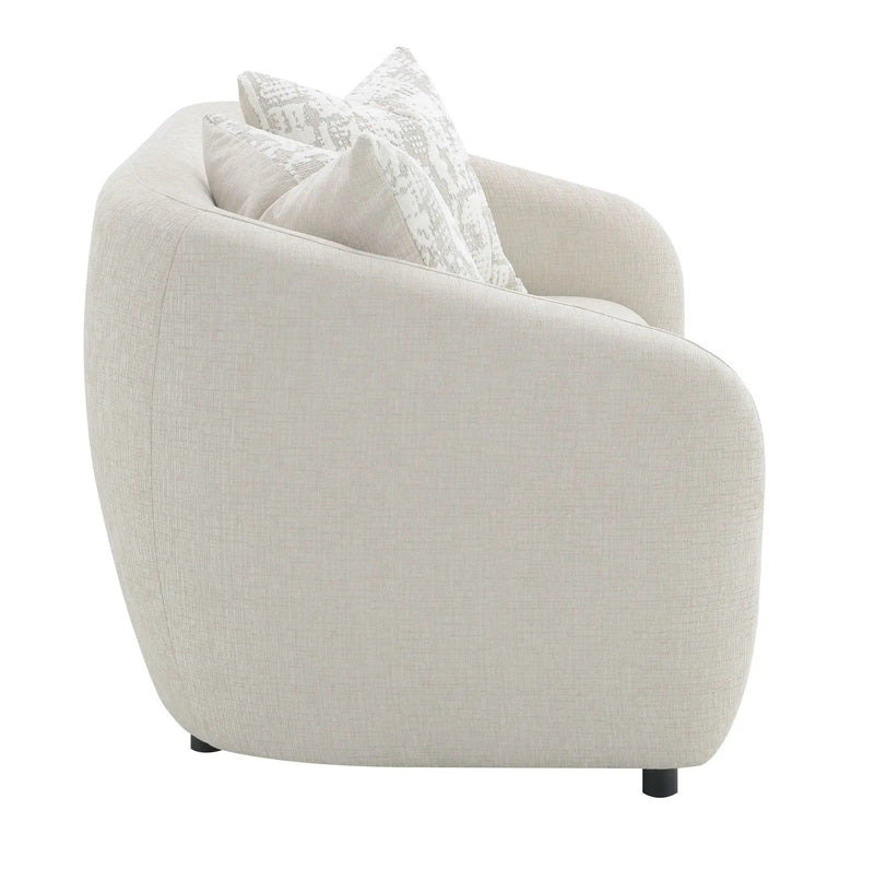 Etienne - Loveseat With 3 Pillows - Beige by Unique Piece Furniture