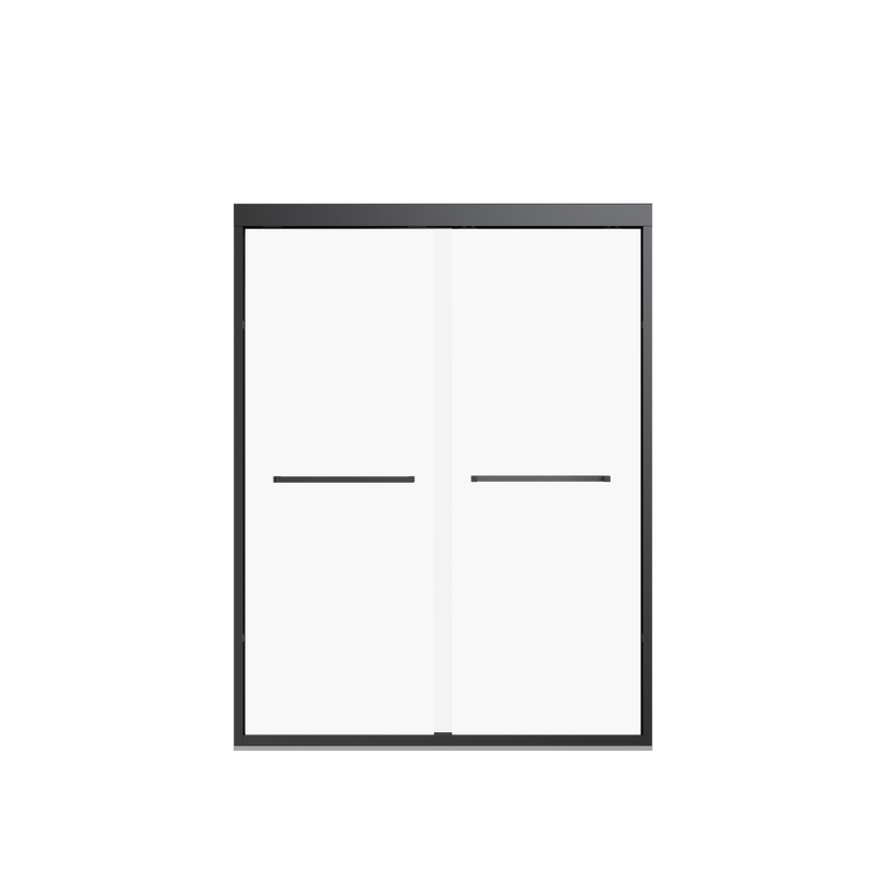 50-54W x 70H Semi-Frameless Double Sliding Shower Door by HouseOfZazla