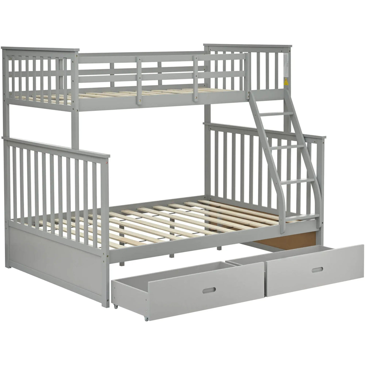 Bunk Bed With Ladder, And Safety Guard Rails by HouseOfZazla