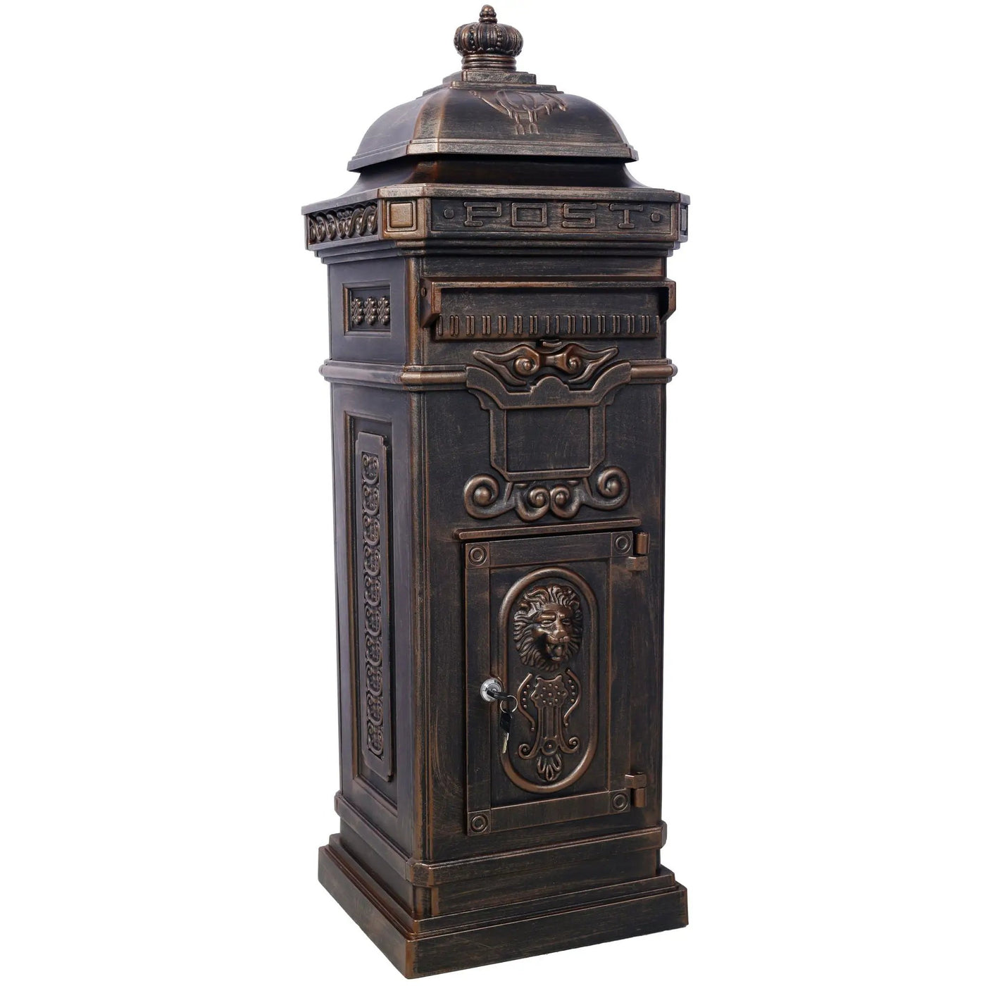 Mailboxs Residential Large-Capacity Letter Box, Rainproof Postbox Statue by HouseOfZazla