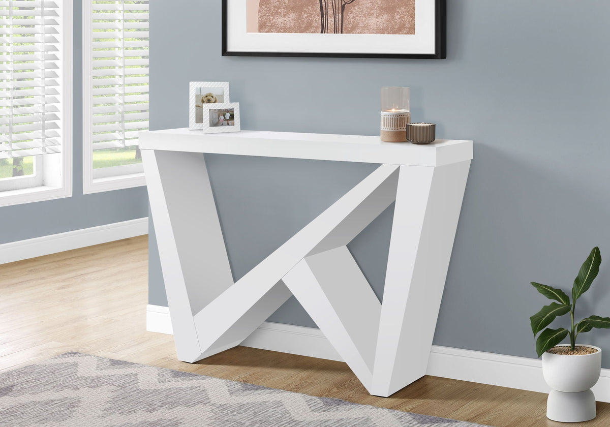 Accent Console Table with Durable Wood Construction - Multiple Colors, photo 12 of 12