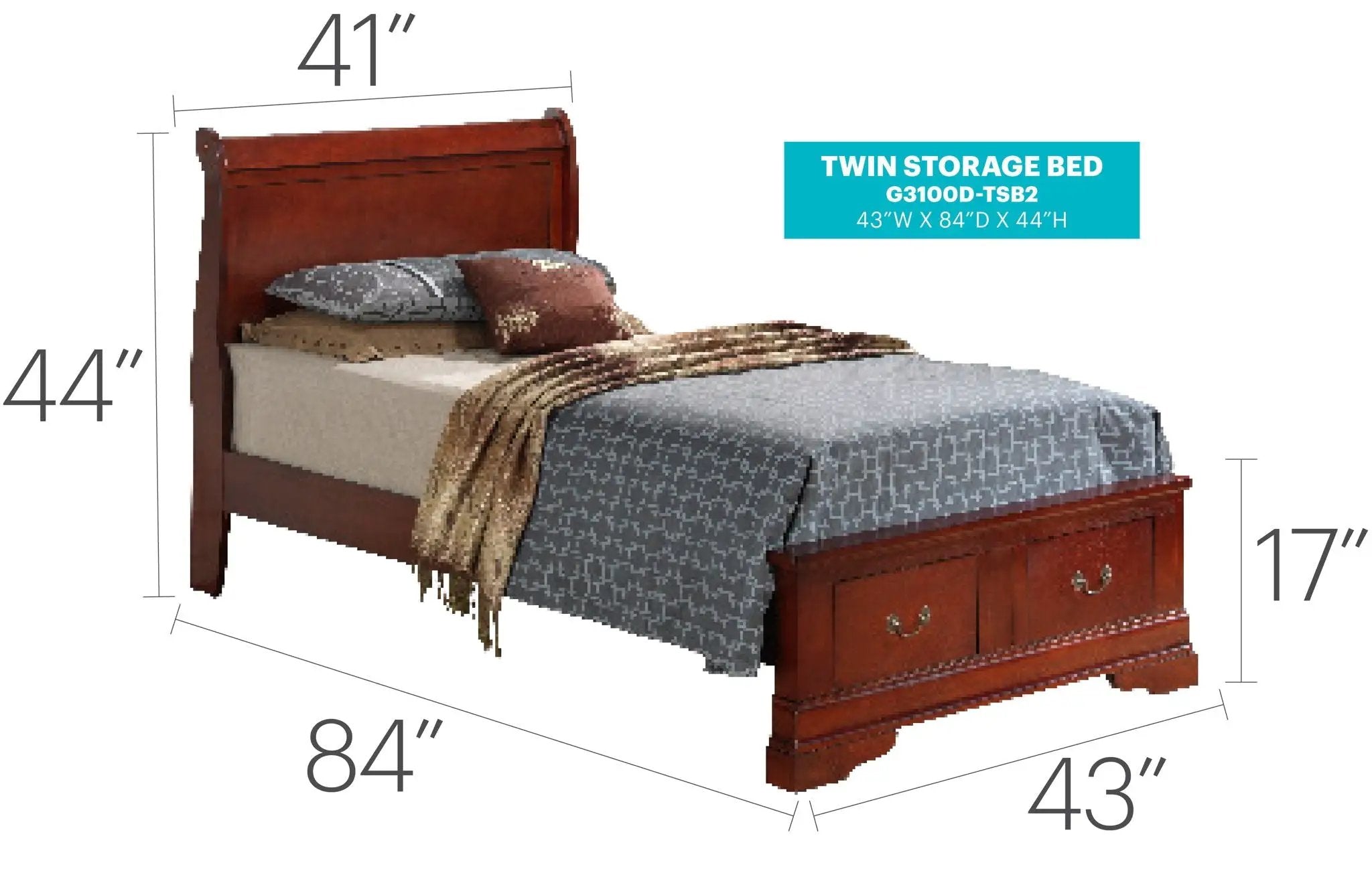 Upholstered Panel Sleigh Bed Design by Unique Piece Furniture