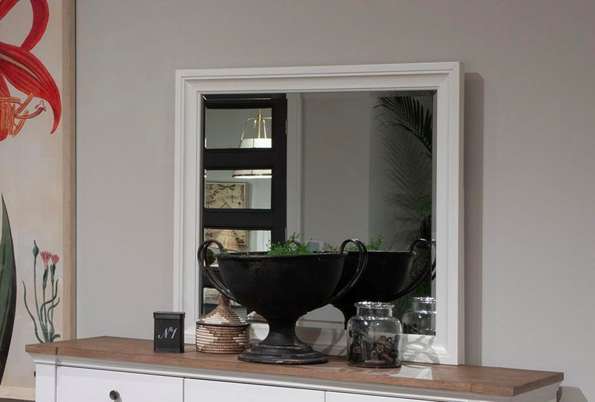 Kingston - Landscape Mirror - Whisper White And Cerused Nutmeg, photo 6 of 7