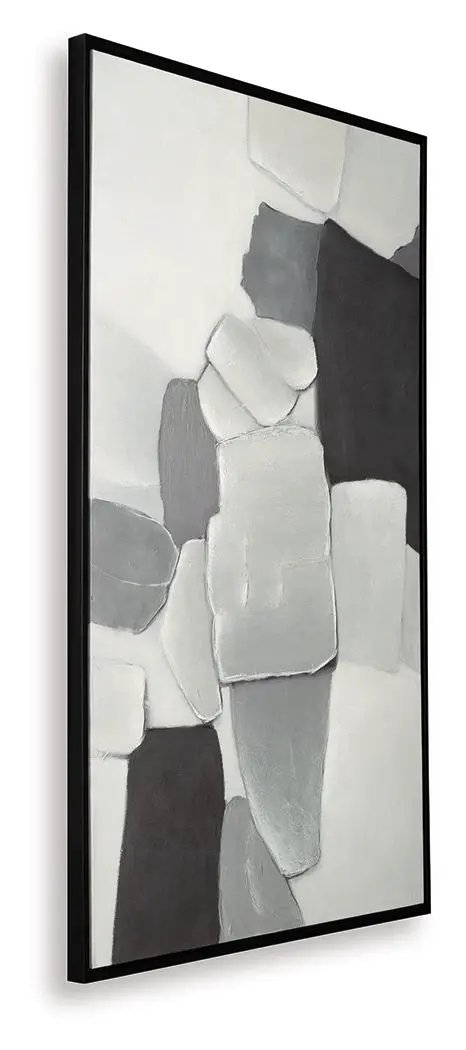 Adilson - Wall Art - White / Gray / Black by Unique Piece Furniture