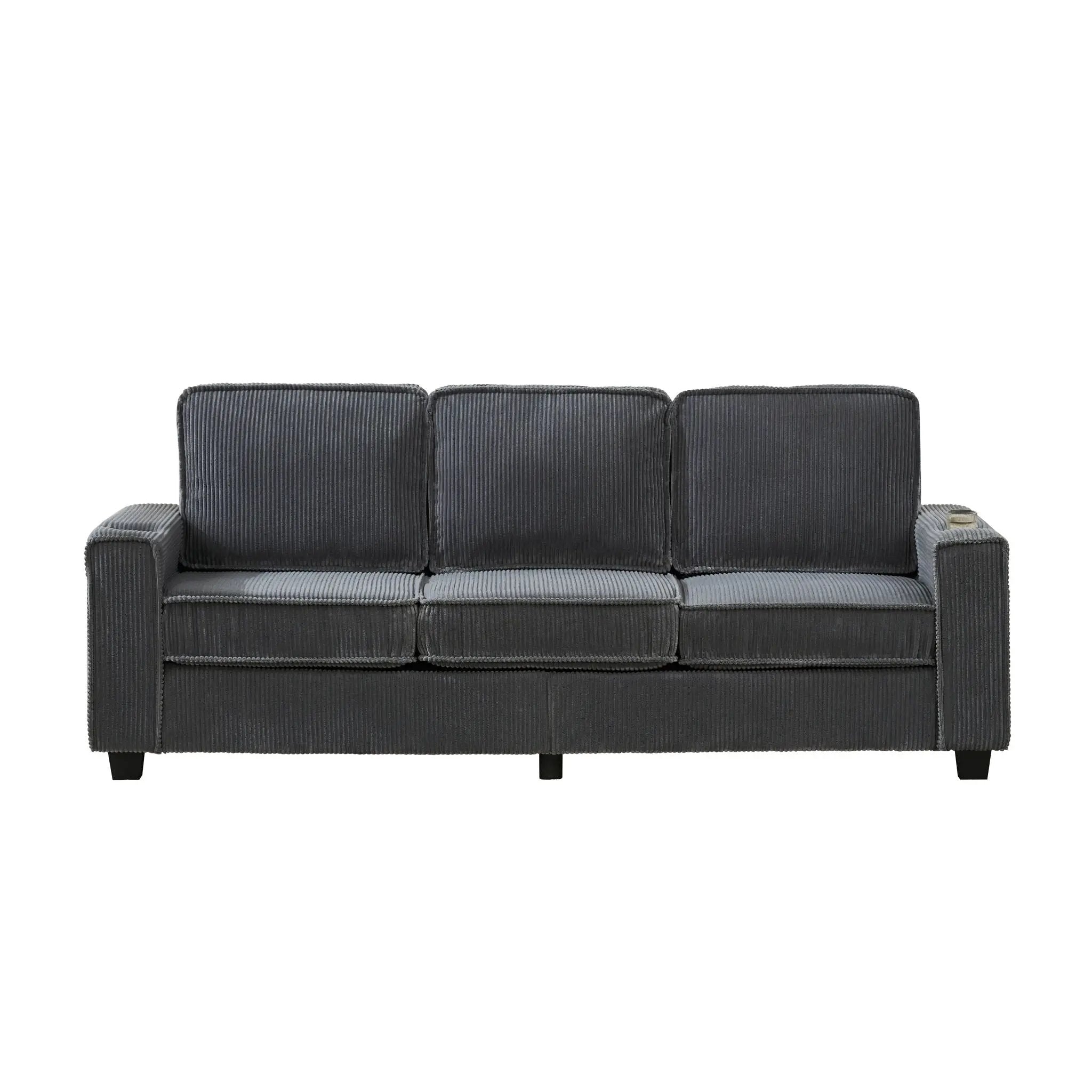 3 Seater Compact Sofa For Living Room by Unique Piece Furniture