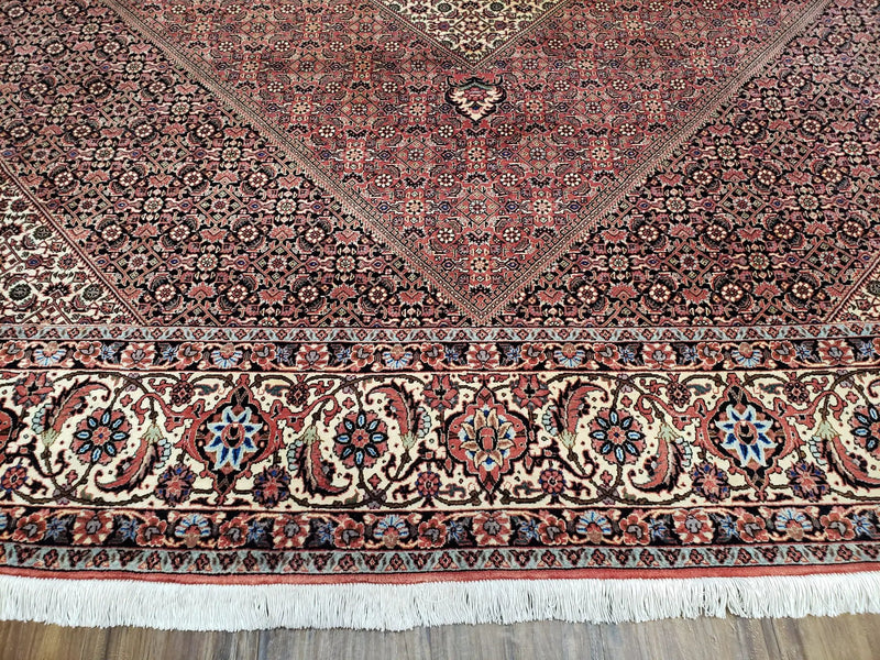 Stunning Persian Bijar Rug 8x11 - Herati Mahi Pattern by Jewel Rugs