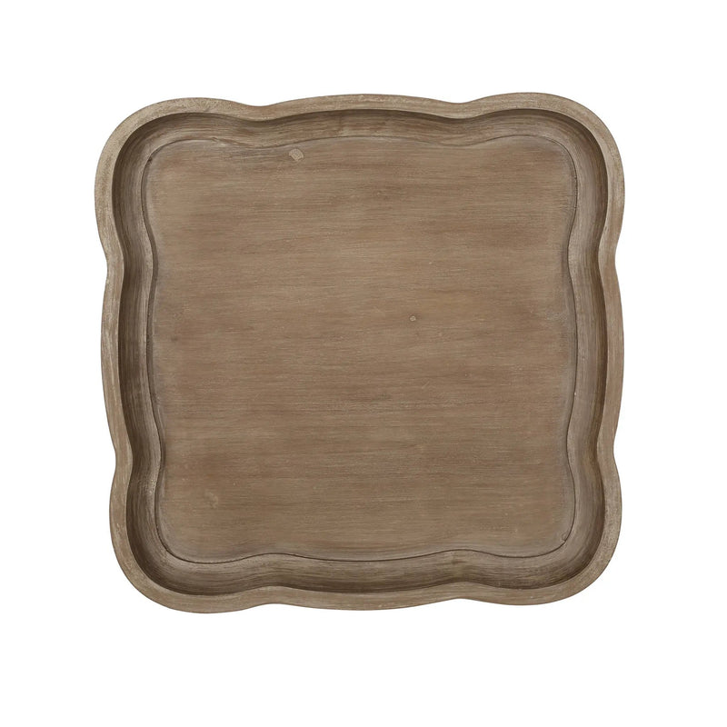 Accent Table with Hourglass Base and French Country Design by HouseOfZazla