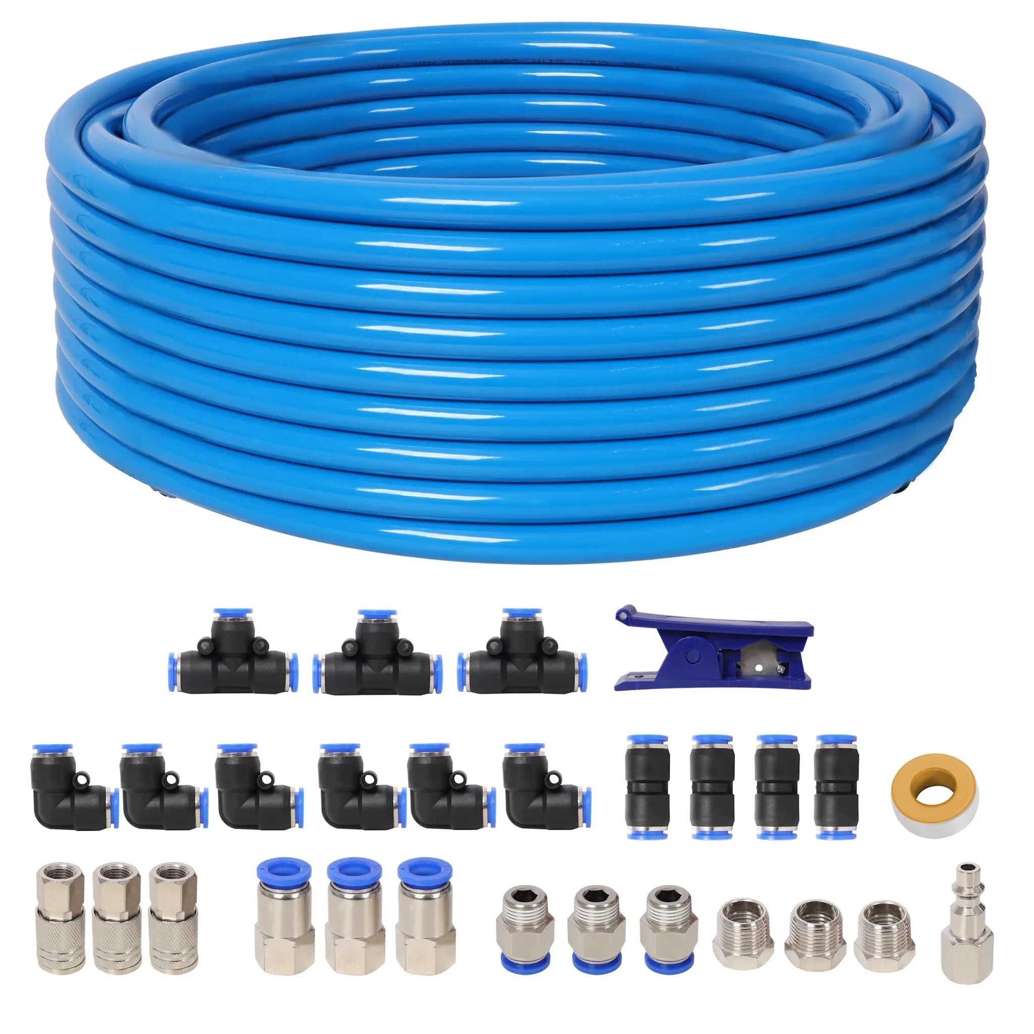 1/2 Inch OD x 60 Feet PU Air Tube Kit by HouseOfZazla