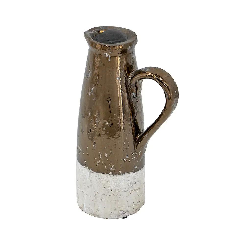 Candia - Terracotta Pitcher by HouseOfZazla