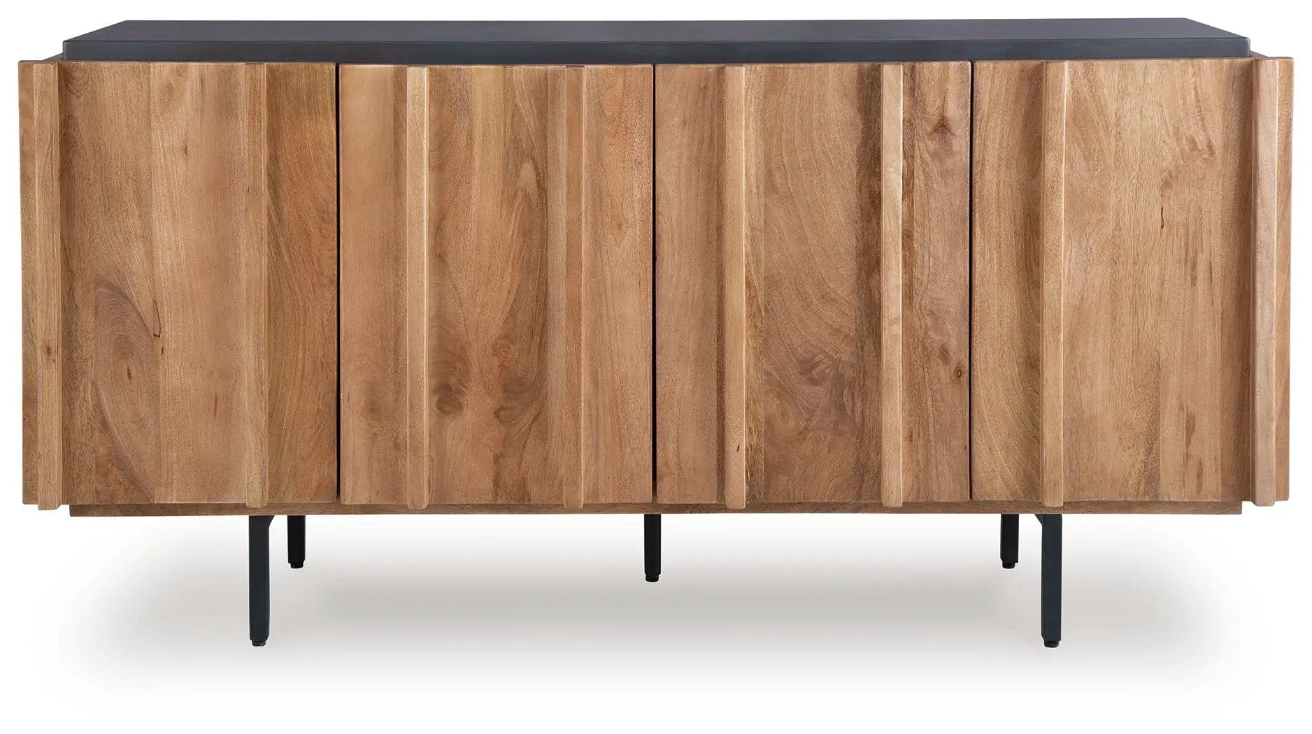 Quintavious - Accent Cabinet - Brown / Charcoal by Unique Piece Furniture