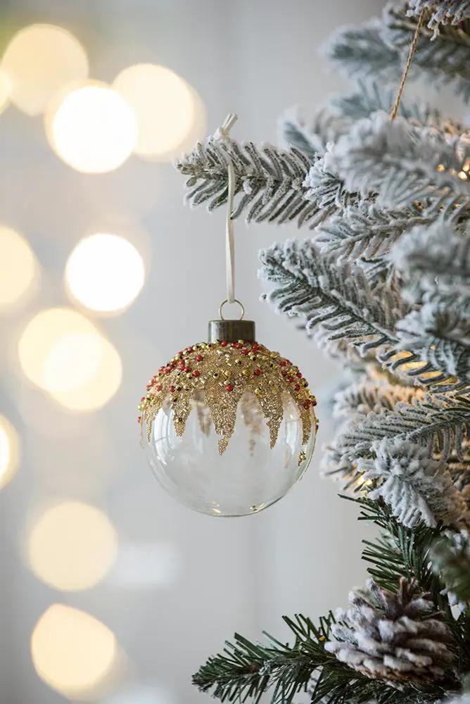Christmas Ball Ornaments, Decorative Hanging Ball Christmas Tree Ornaments For Holiday Party Decorations by HouseOfZazla