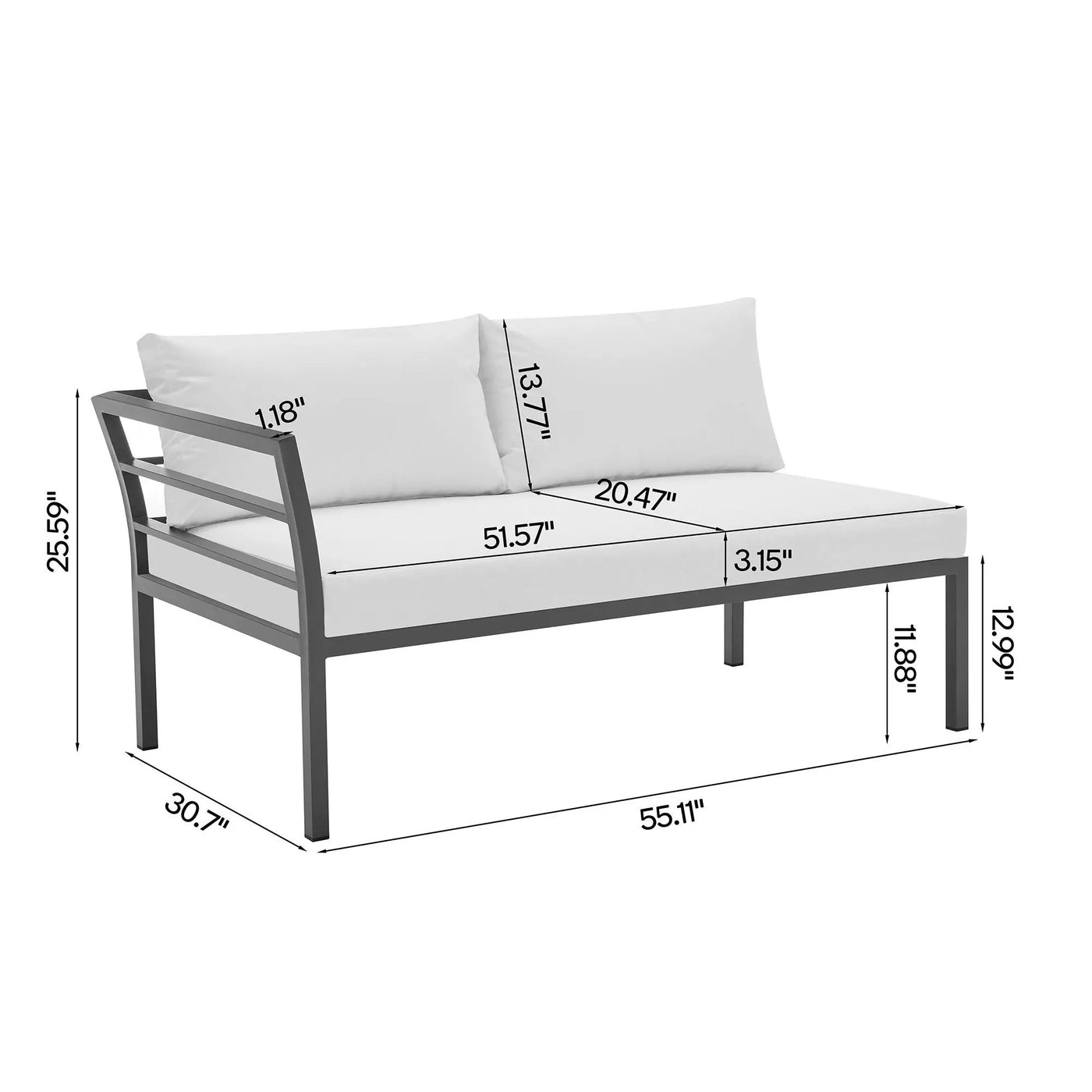 Sunnyside - 5 Piece Outdoor Conversation Set by HouseOfZazla