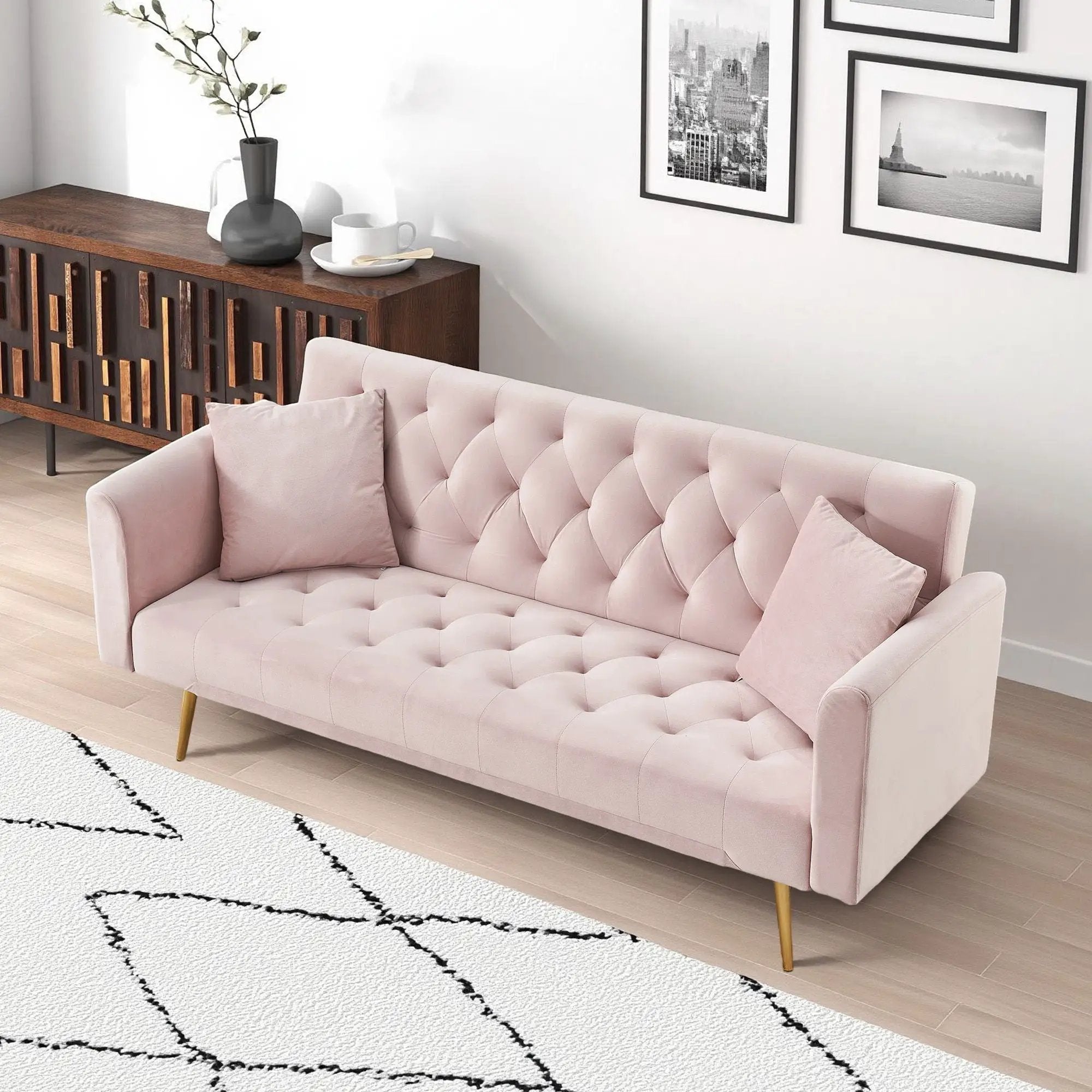 Convertible Double Folding Living Room Sofa Bed by Unique Piece Furniture