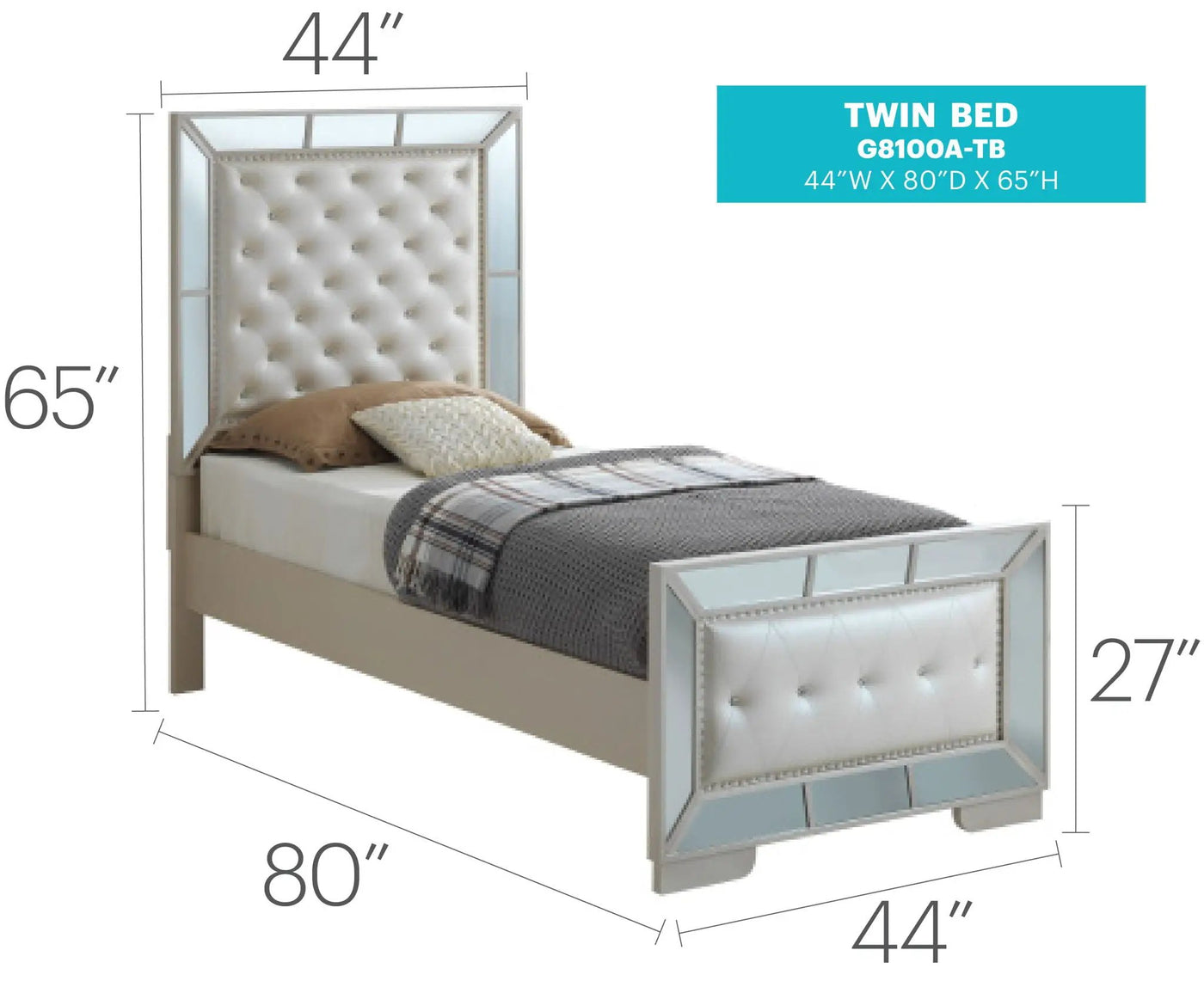 Stylish Contemporary Bed With Minimalist Design by HouseOfZazla