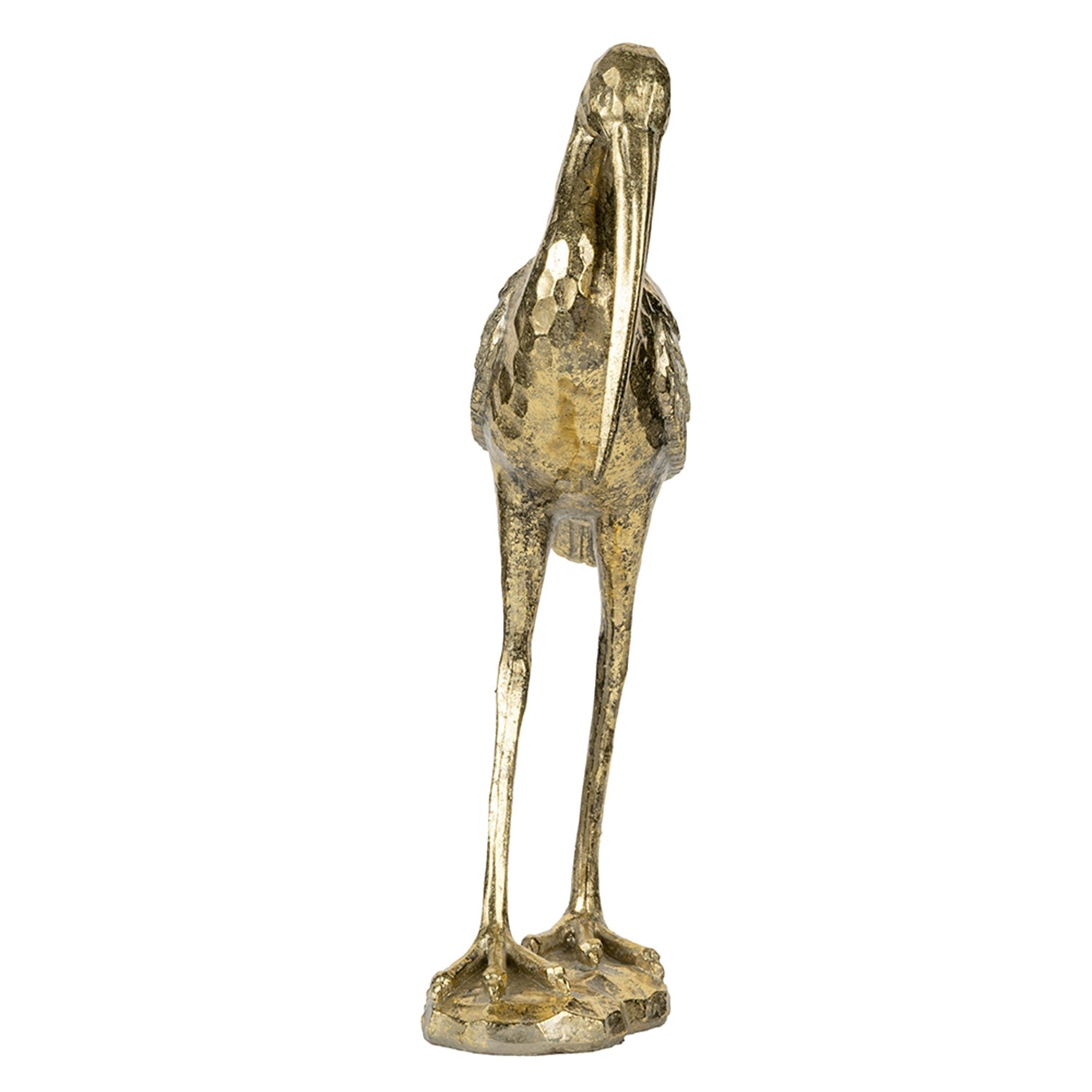 10x15.9x3.7" Standing Crane Figurine by HouseOfZazla