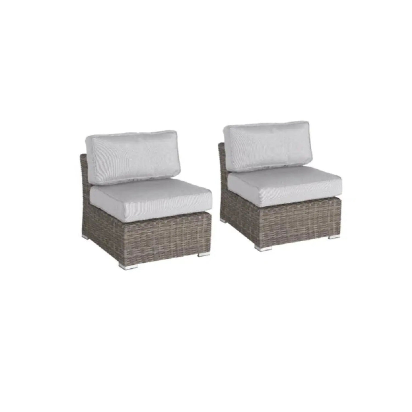 Rattan Sectional Sofa Set With Cushions by Unique Piece Furniture
