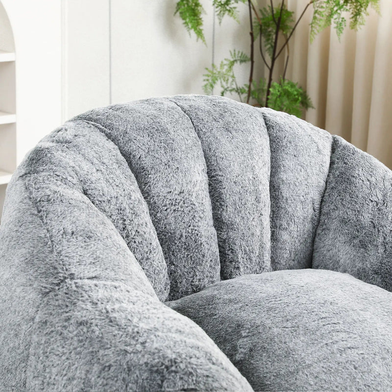 Beanbag Chair, Beanbag Sofa Chair With Armrests Stuffed High Density Foam by HouseOfZazla