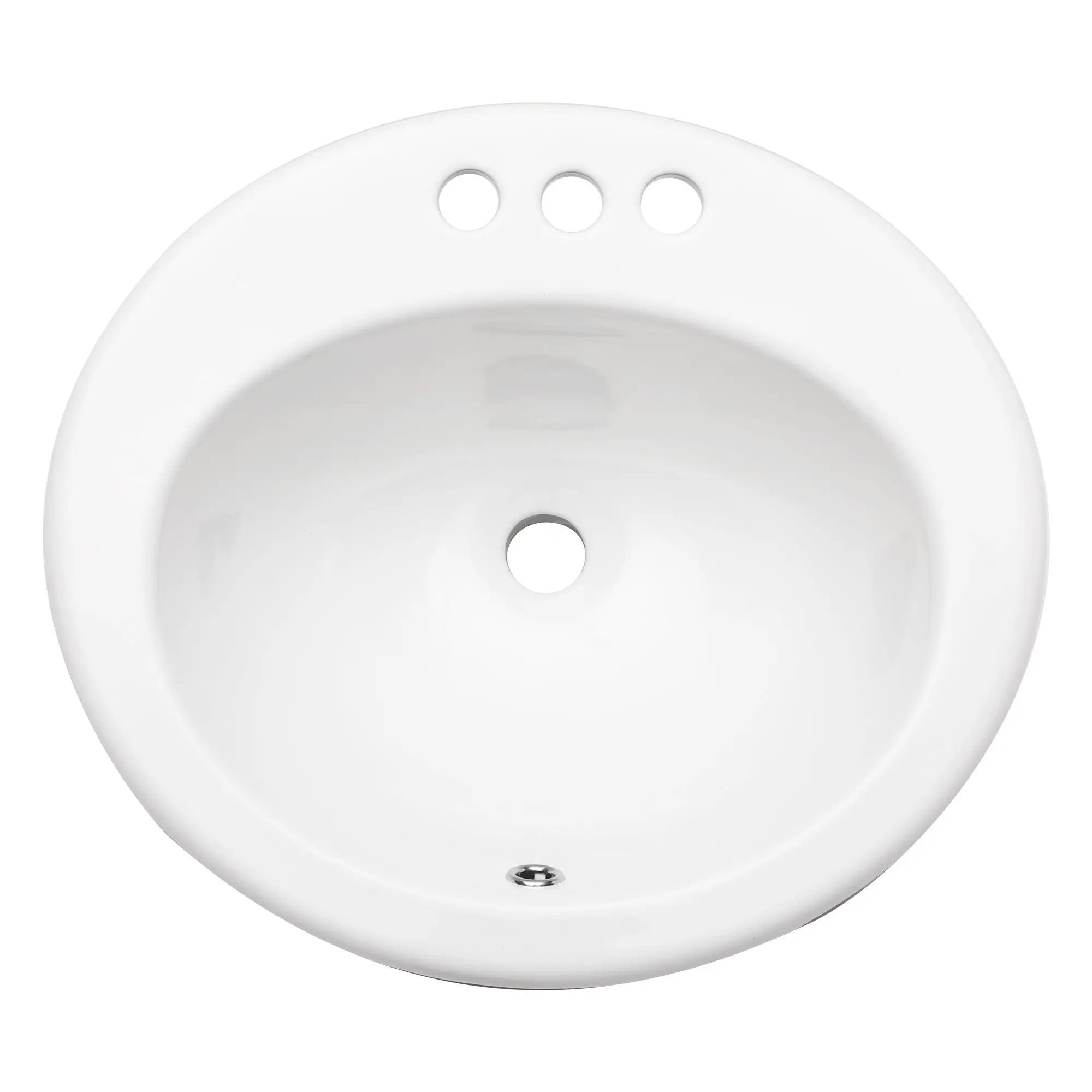 20 X 18" Modern Ceramic Oval Undermount Bathroom Sink With 3 Faucet Holes - White by HouseOfZazla