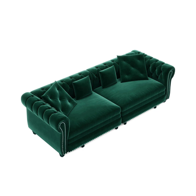 3 In 1 Pull Out Sofa Bed With Movable Ottoman by HouseOfZazla