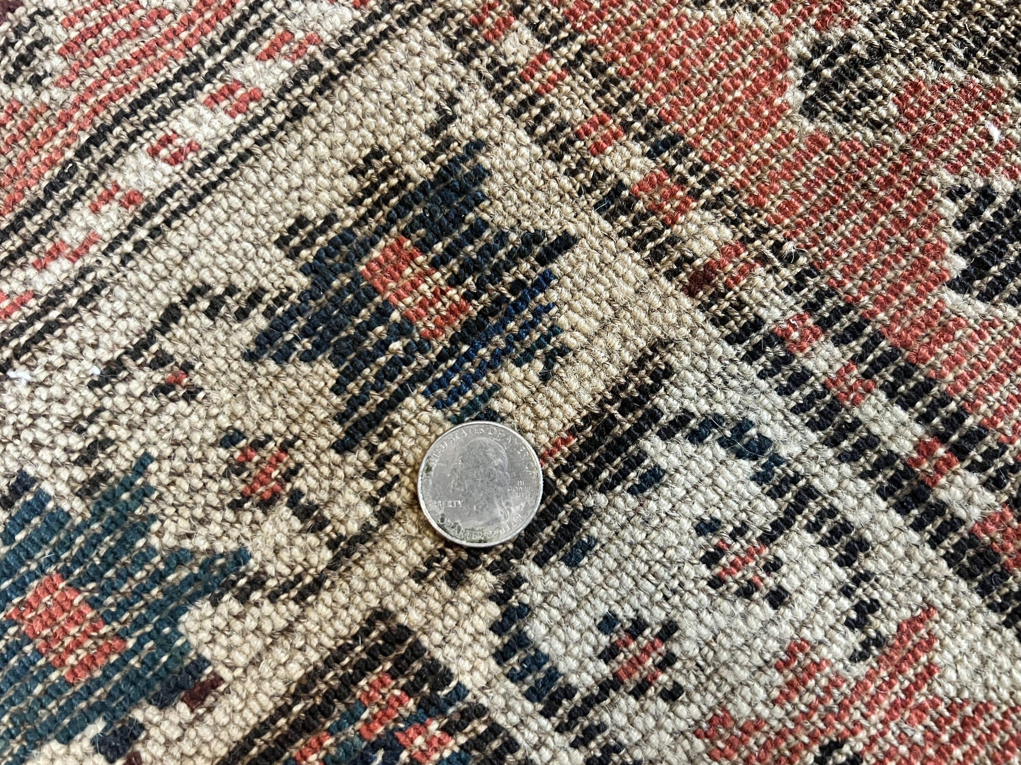 Antique Caucasian Kazak Runner Rug 4 x 9.5, Handmade Wool Rug for Hallway, Rare Colorful Panel Design Mid 19th Century 1870s Oriental Carpet by Jewel Rugs