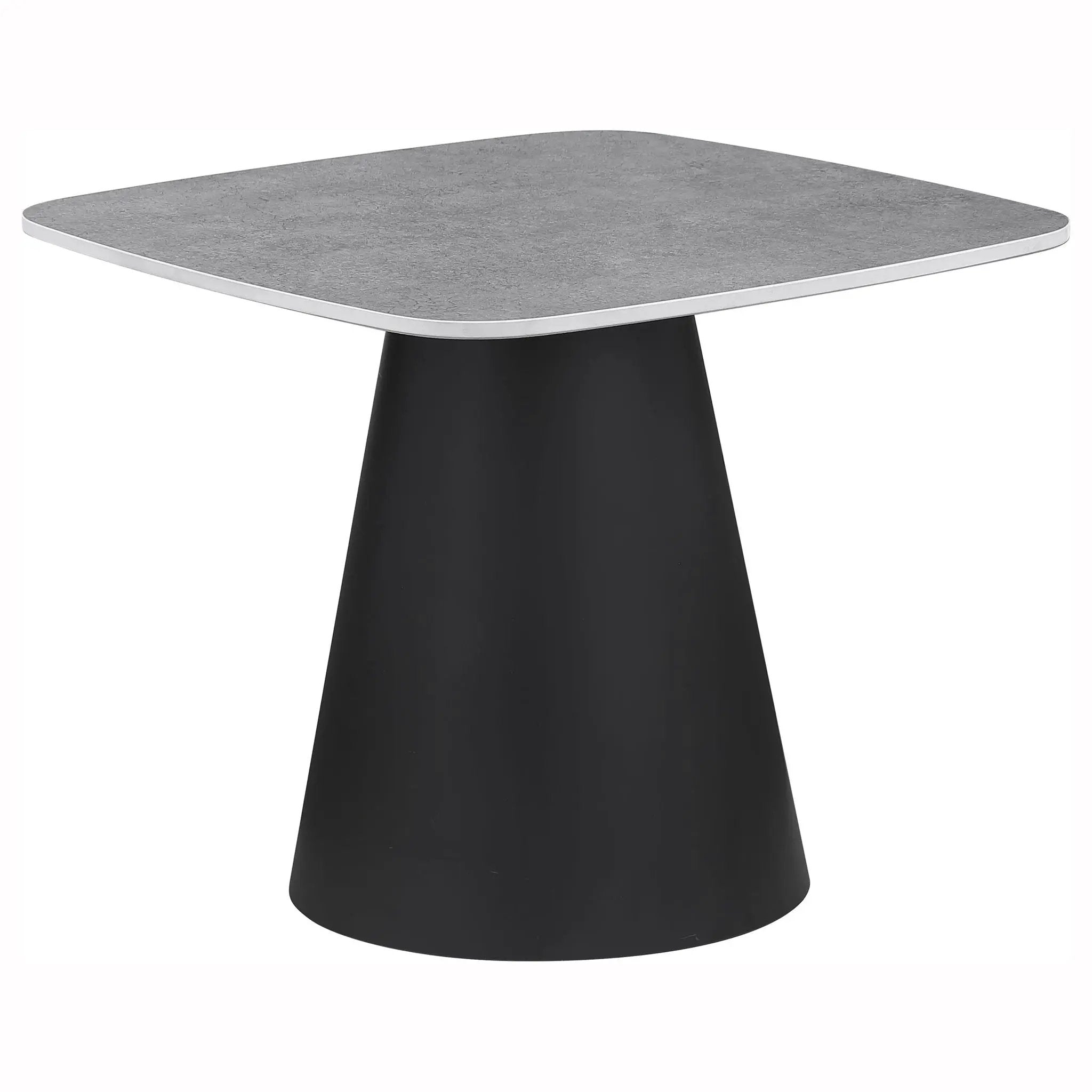 Eason 2-piece Cocktail Coffee Table Set Concrete and Black by Unique Piece Furniture