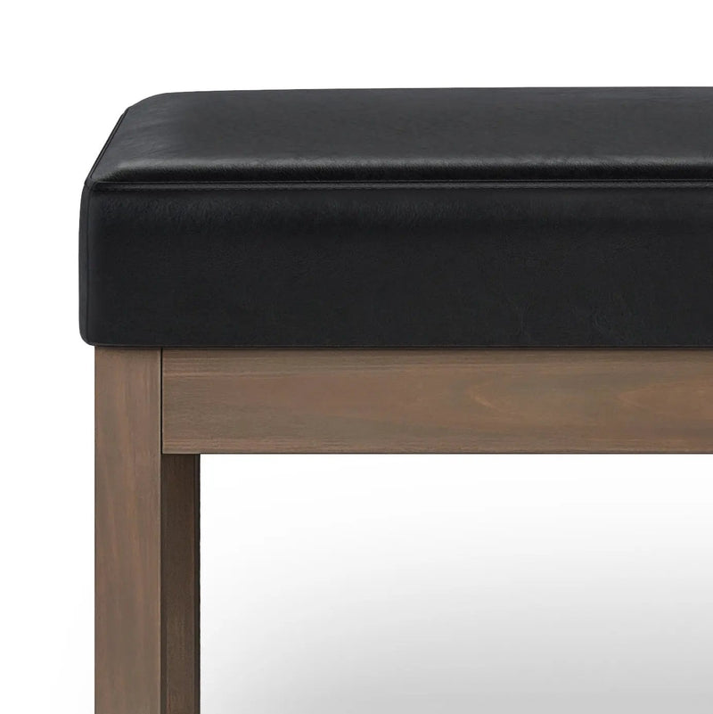 Milltown Large Ottoman Bench - Midnight Black by HouseOfZazla