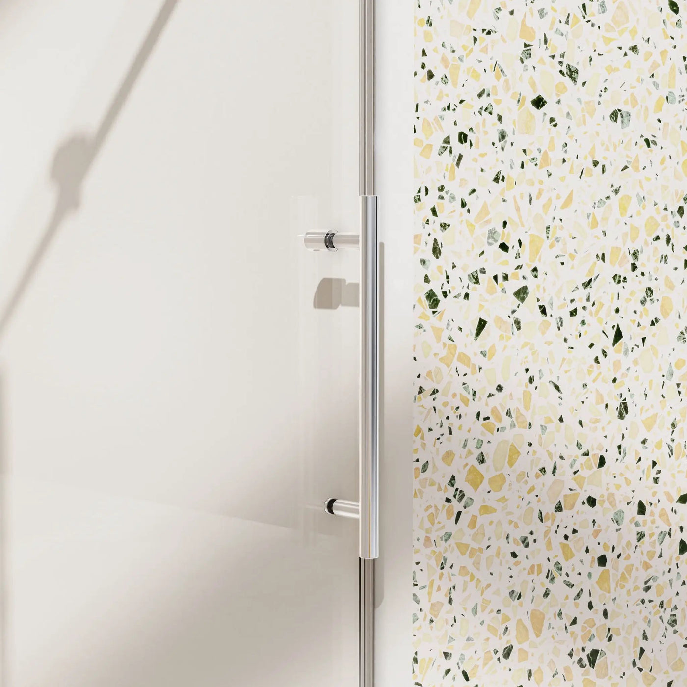 Frameless Single Sliding Soft Close Shower Doors, 5/16" Sgcc Tempered Glass by HouseOfZazla