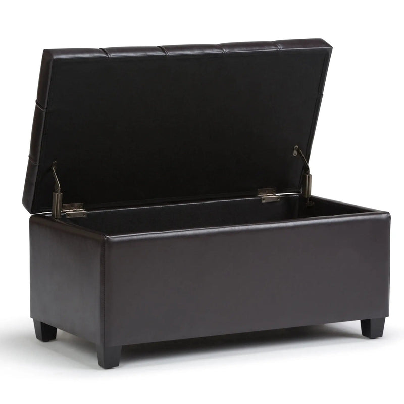 Sienna - Upholstered Storage Ottoman Bench by Unique Piece Furniture