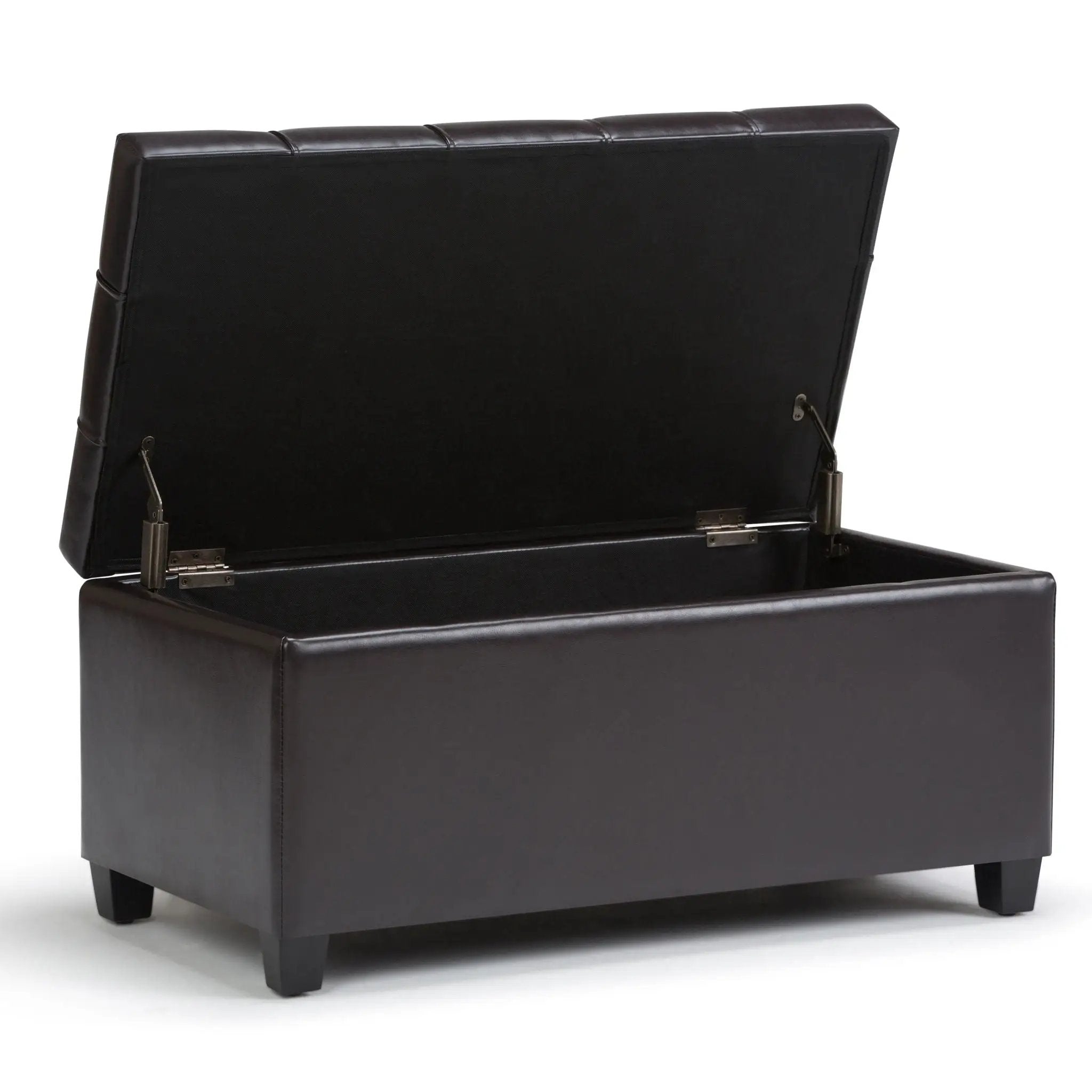 Sienna - Upholstered Storage Ottoman Bench by HouseOfZazla