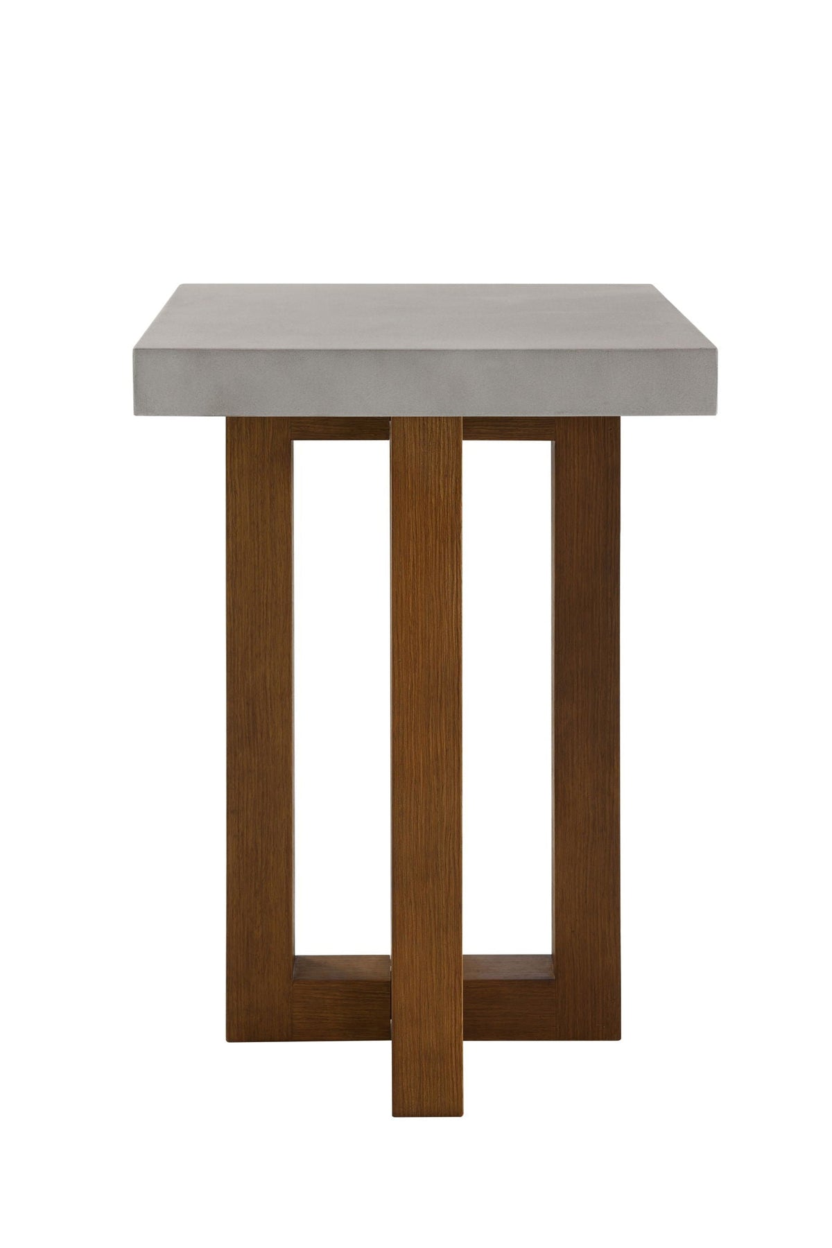Keven Faux Concrete Top Table with Faux Concrete Surface - Gray, photo 9 of 12