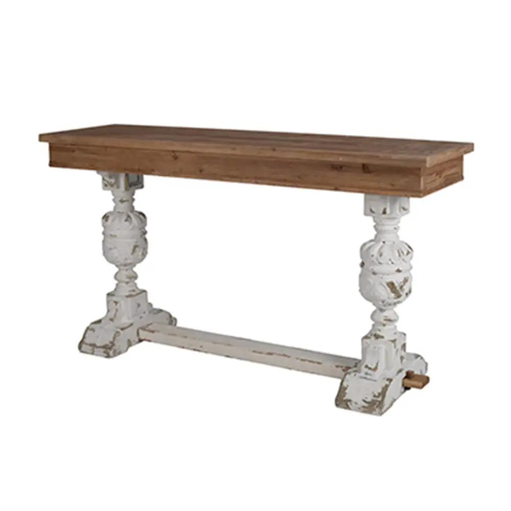 Alcott - Buffet Table - Brown / Antique White by Unique Piece Furniture