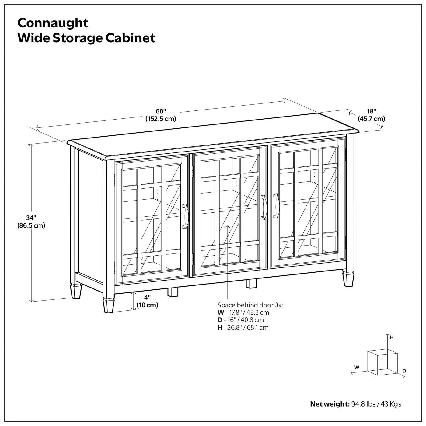 Connaught - Traditional Buffet Cabinet by HouseOfZazla