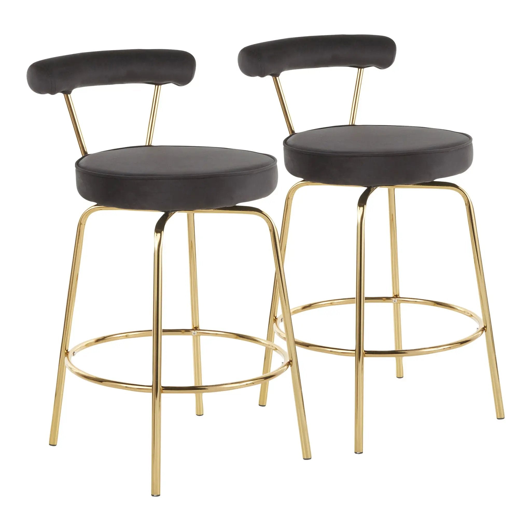 Rhonda - Glam Counter Stool (Set of 2) by Unique Piece Furniture