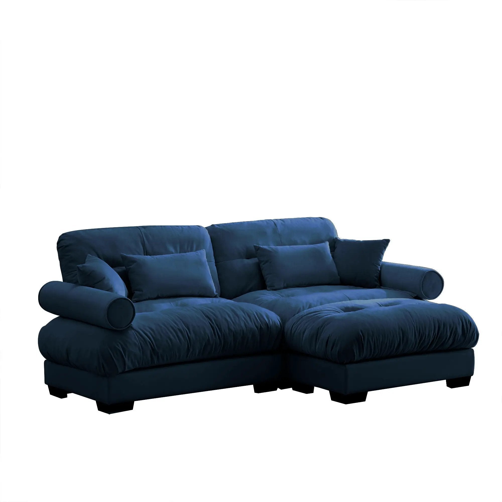 Super Comfort Oversized Modular Sectional Sofa With Movable Ottoman by Unique Piece Furniture