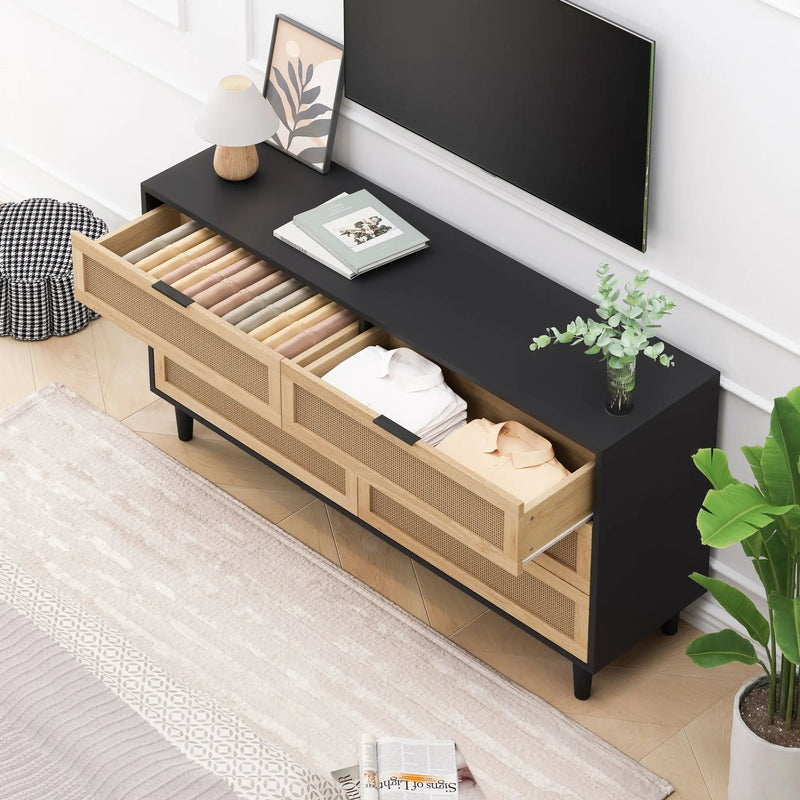 6 Drawer Storage Modern Cabinet For Bedroom by Unique Piece Furniture