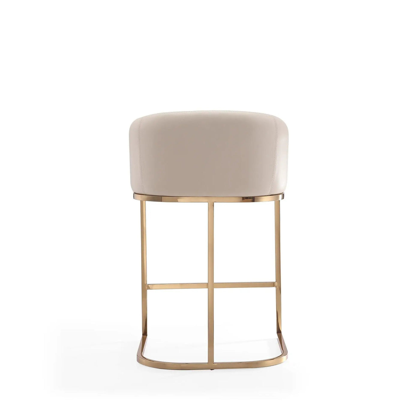 Mid-Century Modern Stool With Steel Base by HouseOfZazla