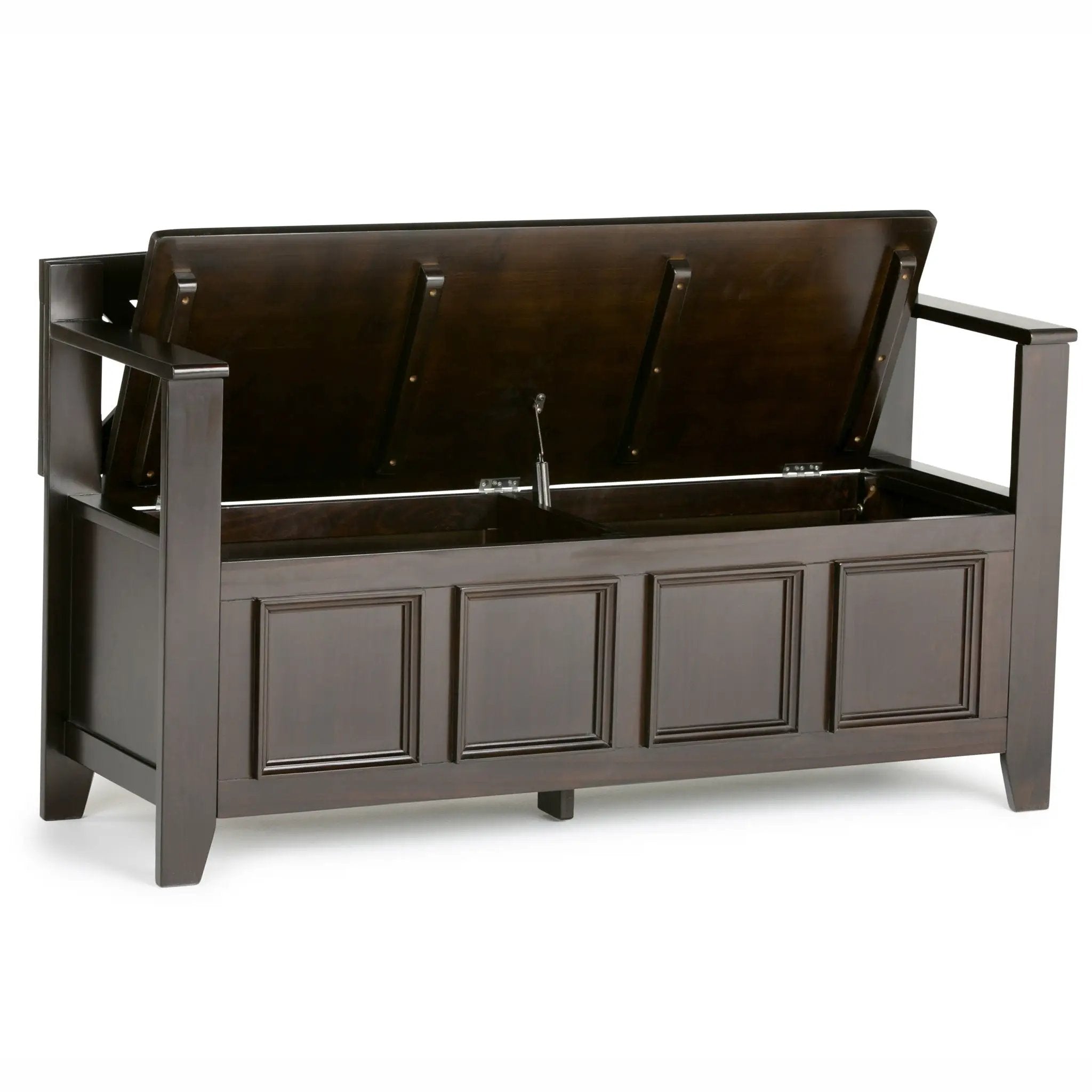 Amherst - Entryway Storage Bench - Hickory Brown by Unique Piece Furniture